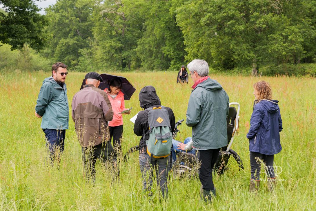 Visite des parcelles avec le jury